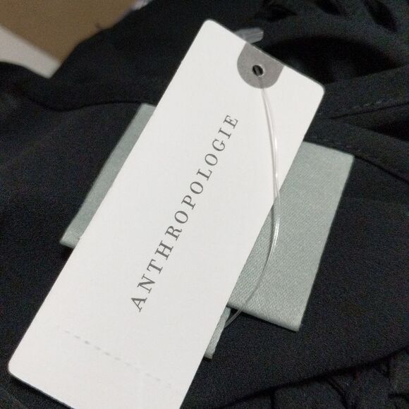 NWT Maeve Anthropologie black crochet sleeveless tank top size Small - Picture 6 of 11